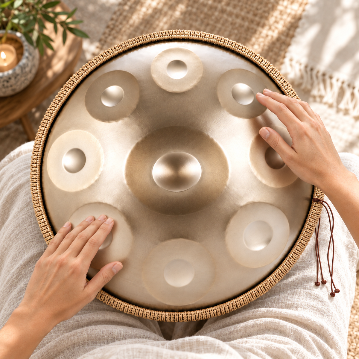 Handpan 18 Pouces en Sol Mineur (G Minor) - 9 Notes