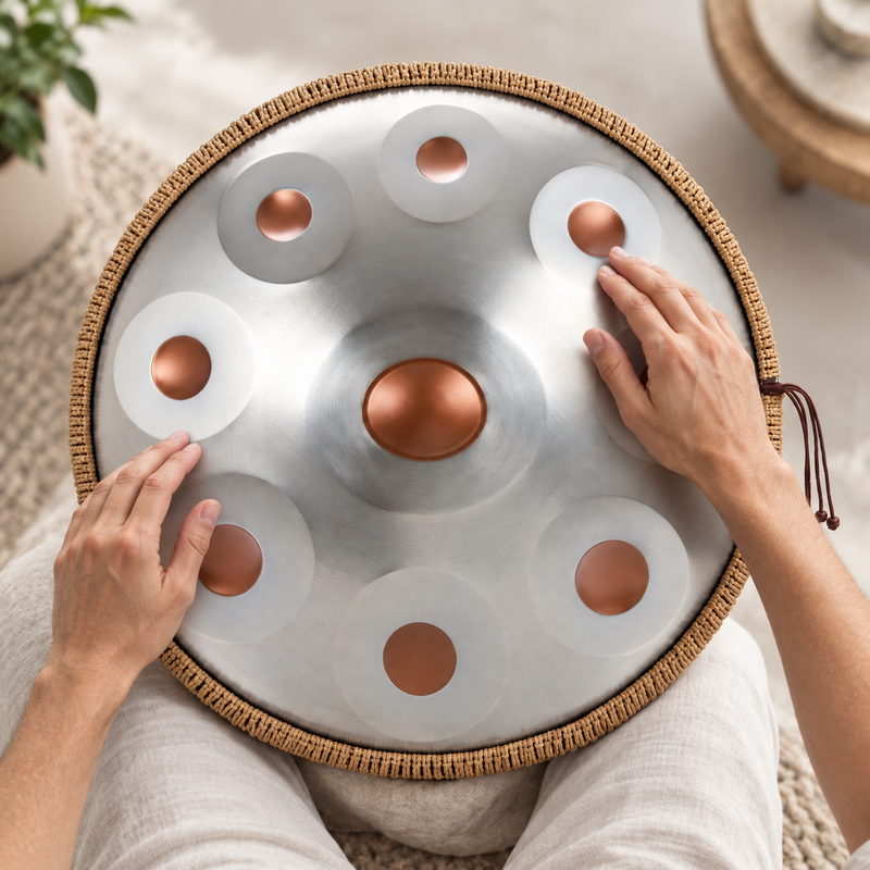Handpan 18 Pouces en Sol Mineur (G Minor) - 9 Notes