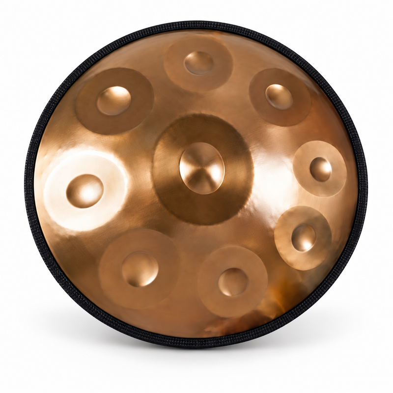 Handpan doré 22 pouces — 9 notes