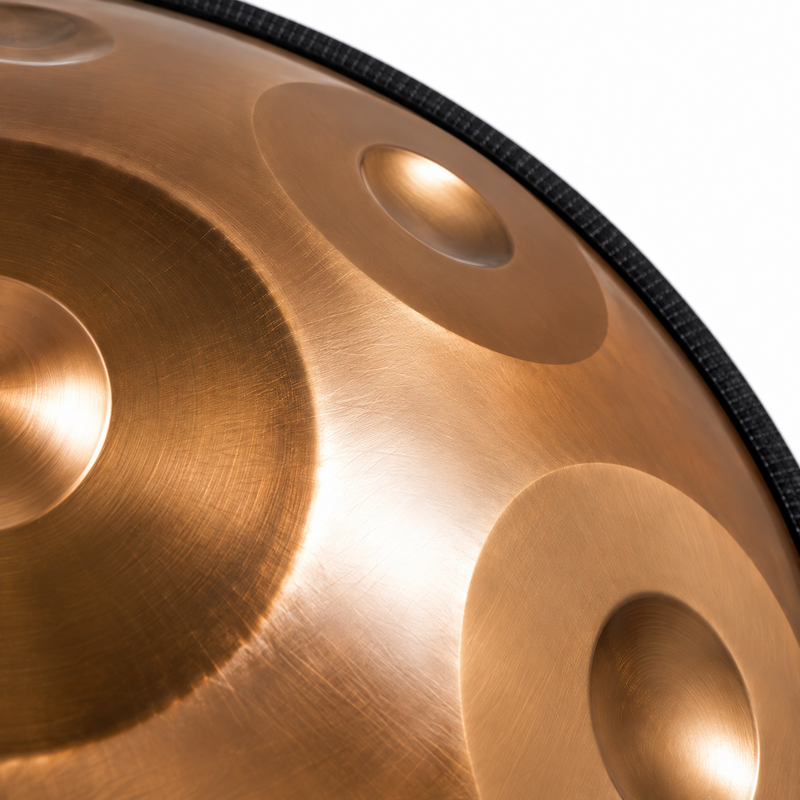 Handpan doré 22 pouces — 9 notes