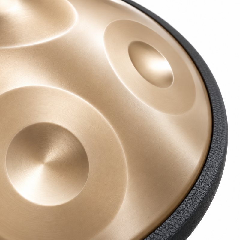 Handpan doré 22 pouces — 10 notes