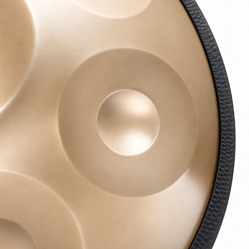 Handpan doré 22 pouces — 10 notes