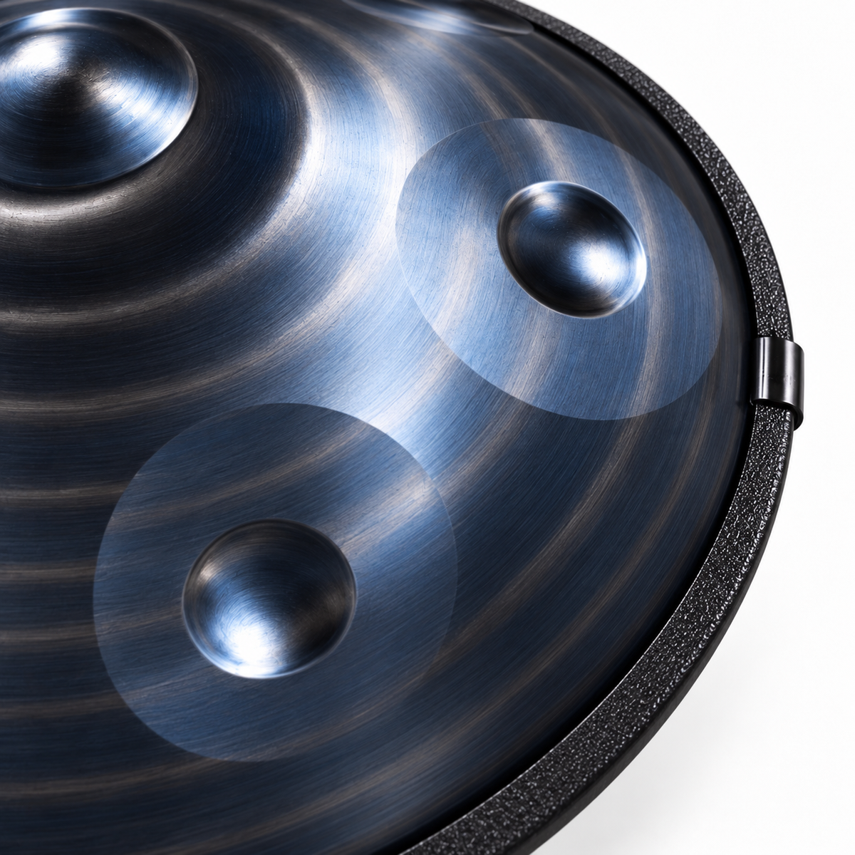 Handpan Spirale Sacrée Ré mineur Kurd — Bleu — 9 notes