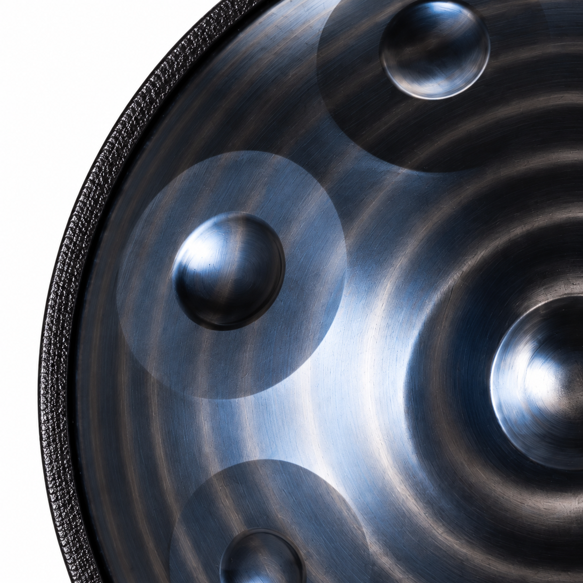 Handpan Spirale Sacrée Ré mineur Kurd — Bleu — 9 notes