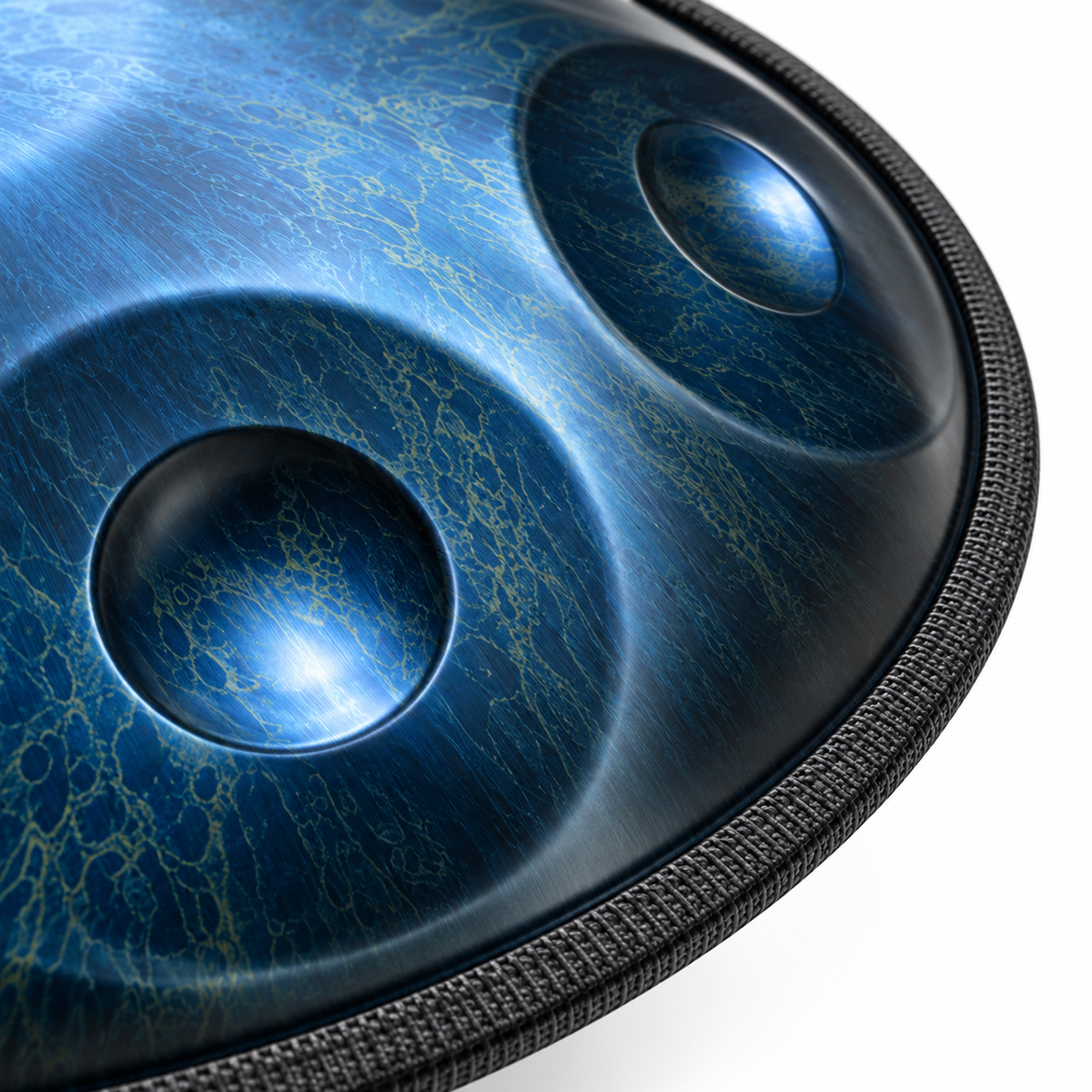 Handpan Ré mineur Bleu foncé — 10 notes
