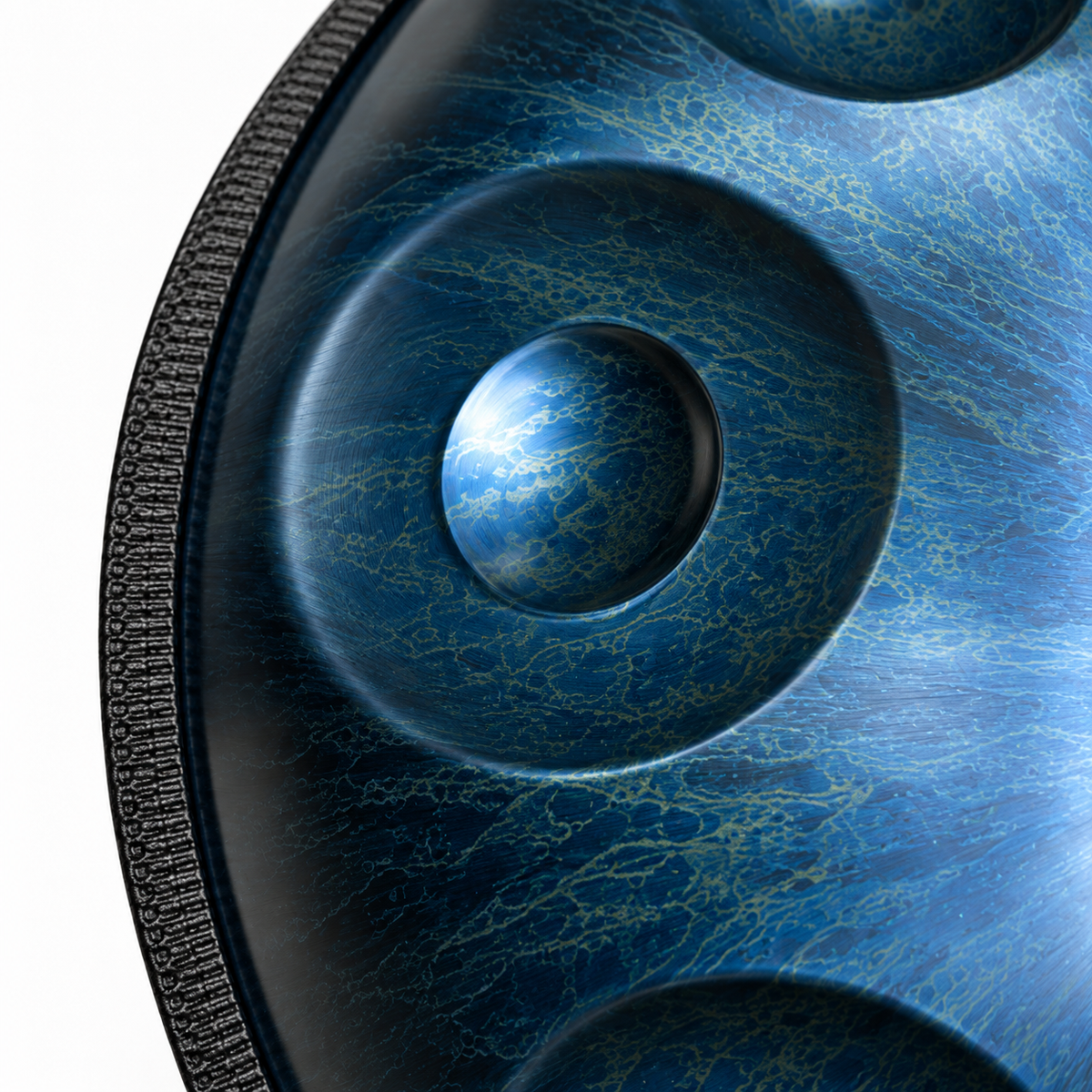 Handpan Ré mineur Bleu foncé — 10 notes