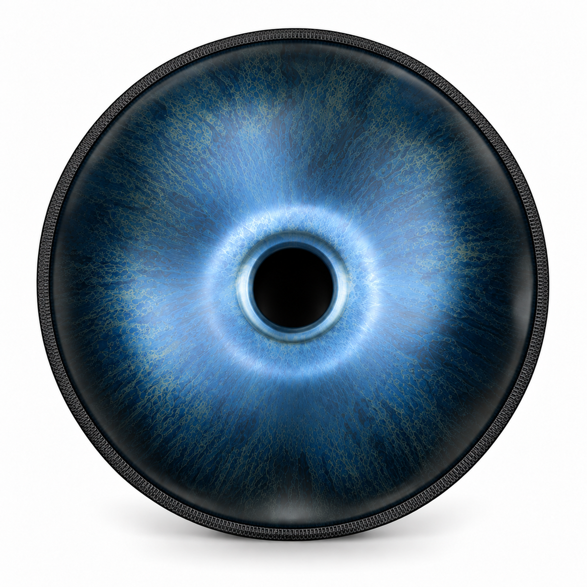 Handpan Ré mineur Bleu foncé — 10 notes