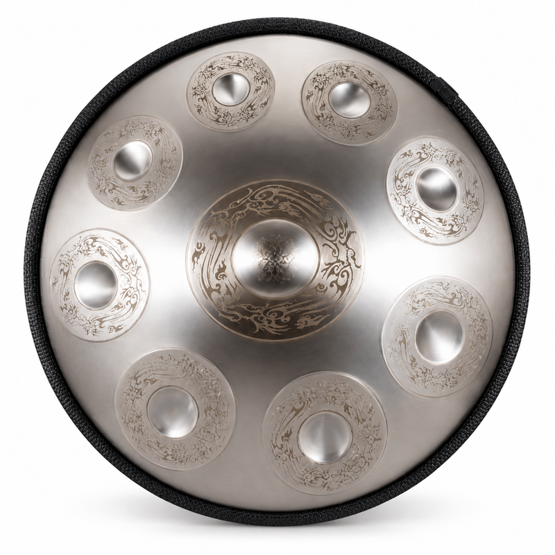 Handpan Dragon Ré mineur Kurd — 9 notes