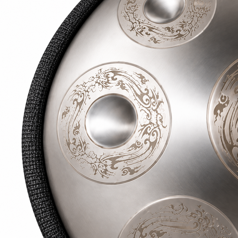 Handpan Dragon Ré mineur Kurd — 9 notes
