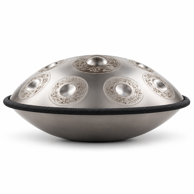 Handpan Dragon Ré mineur Kurd — 9 notes