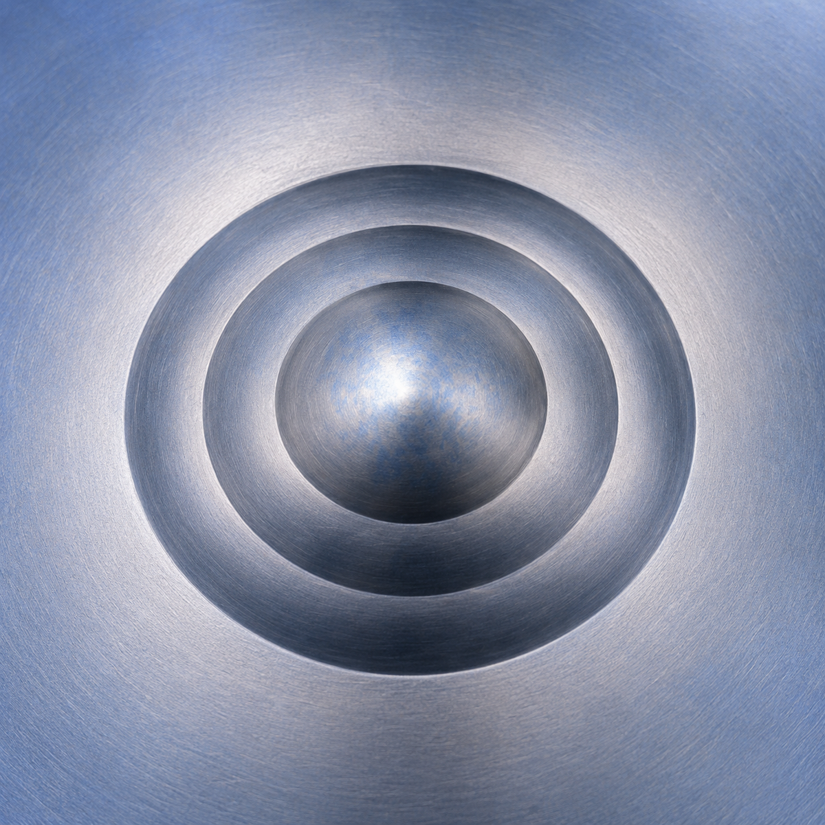 Handpan Ré mineur Bleu — 10 notes