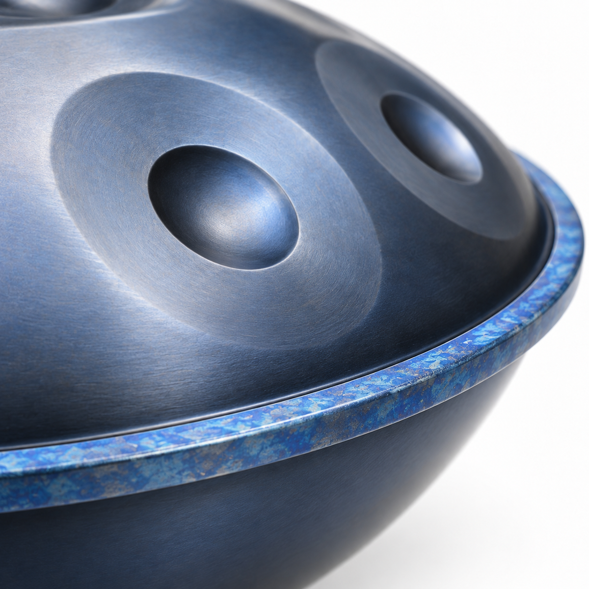 Handpan Ré mineur Bleu — 10 notes