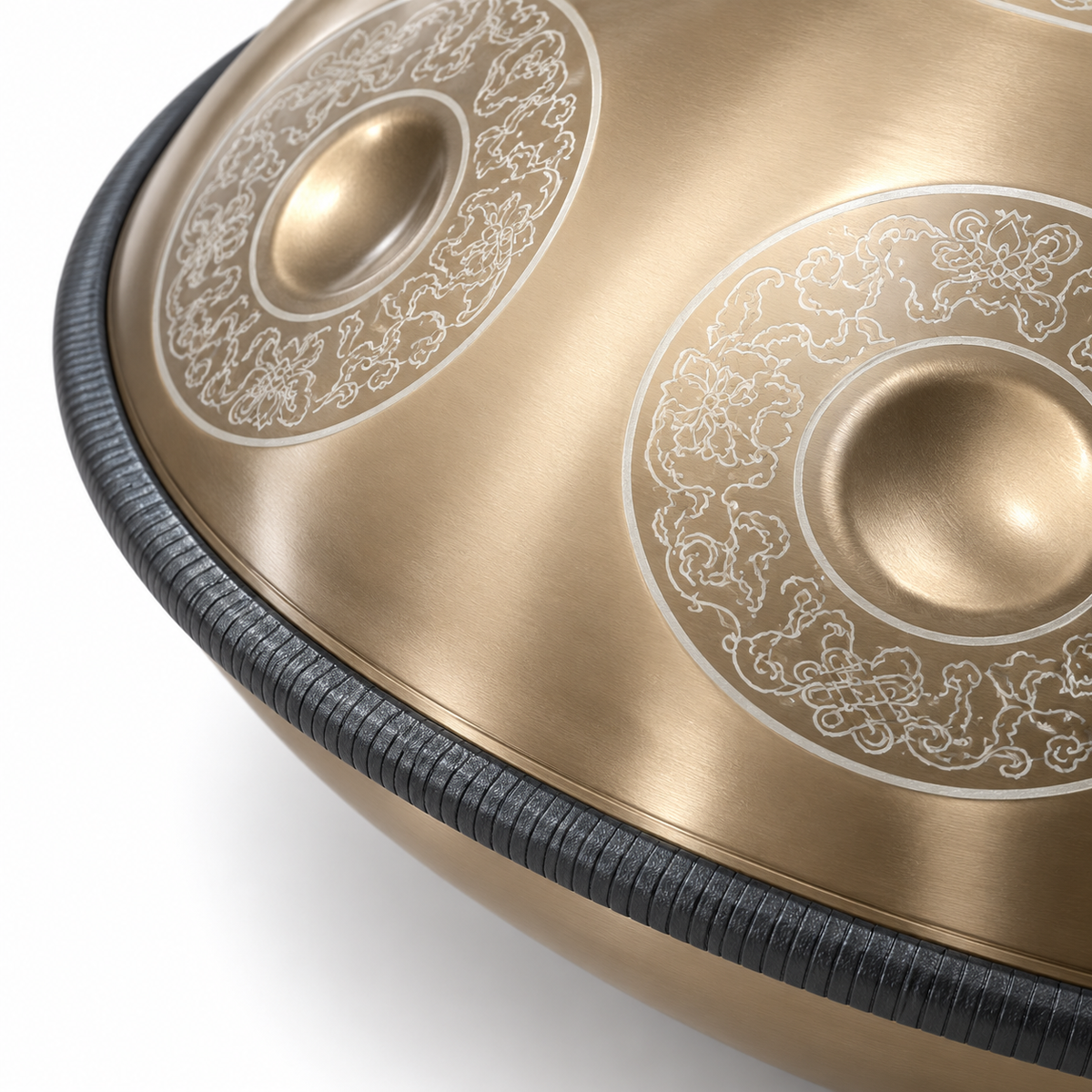 Handpan Professionnel Gravé Doré — 10 notes