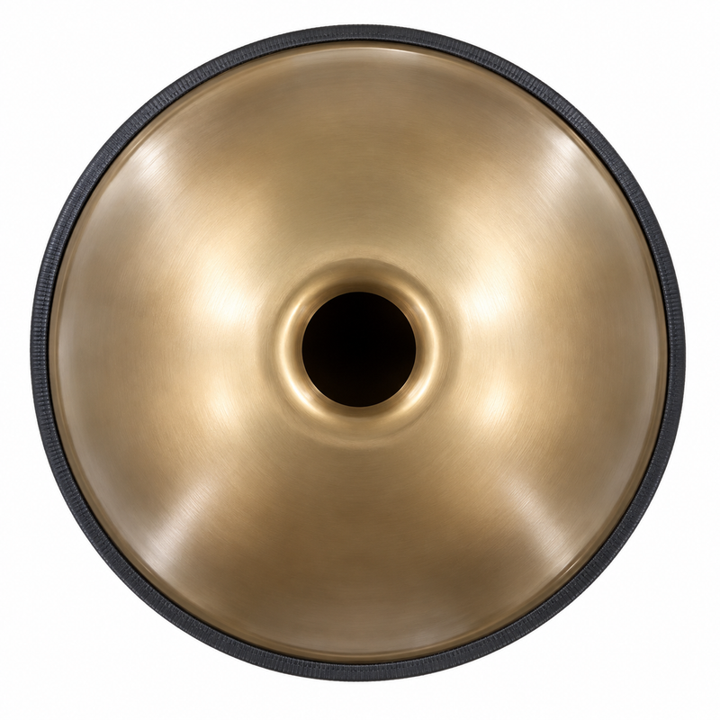 Handpan Professionnel Gravé Doré — 10 notes