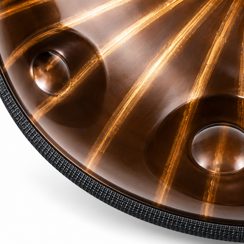 Handpan Léopard Ré mineur Kurd — 9 notes