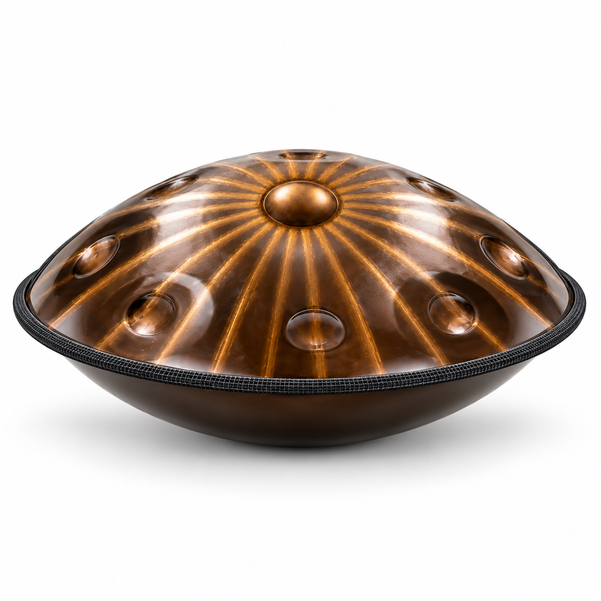 Handpan Léopard Ré mineur Kurd — 9 notes