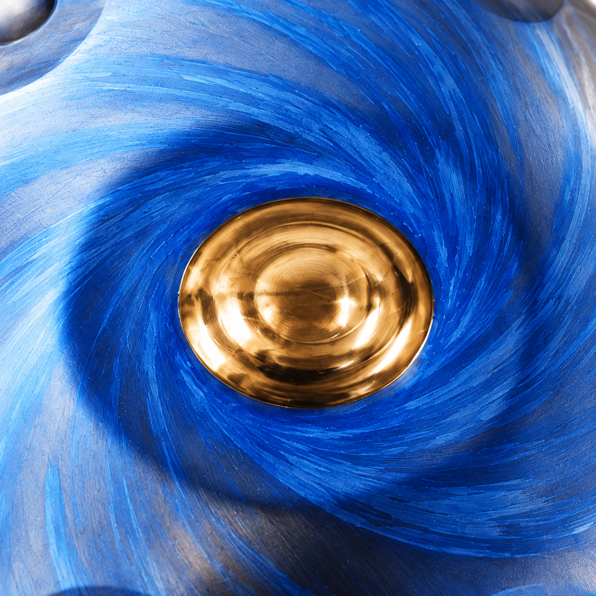 Handpan Planète Ré mineur Bleu — 10 notes