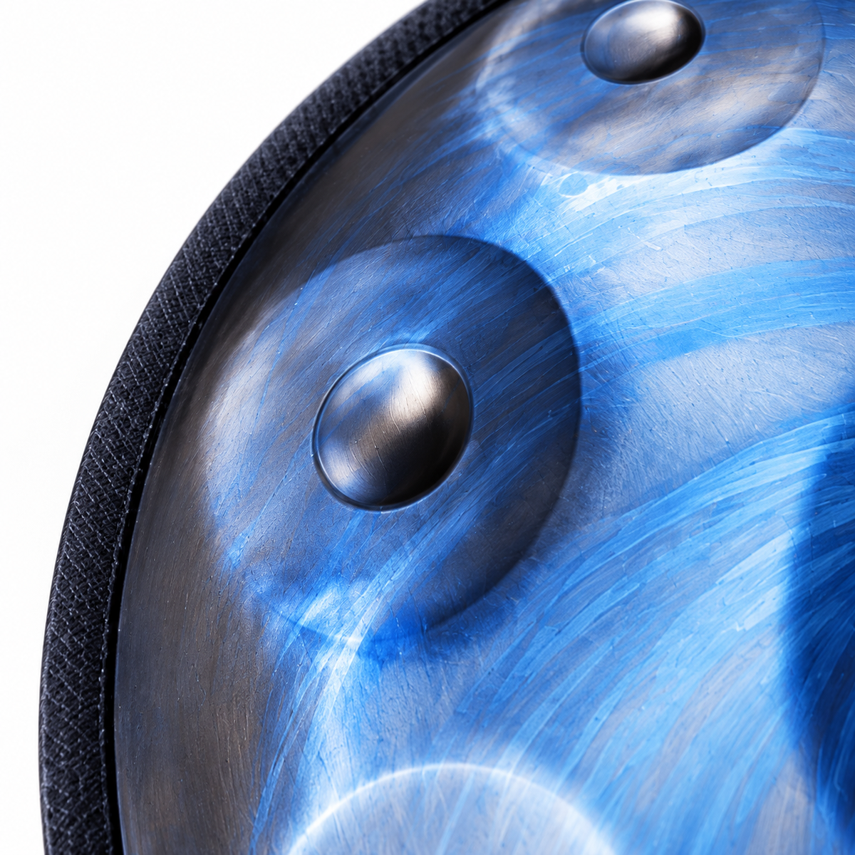 Handpan Planète Ré mineur Bleu — 10 notes