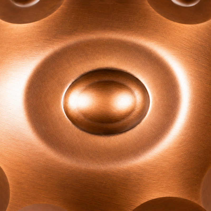 Handpan Ré mineur Bronze — 9 notes