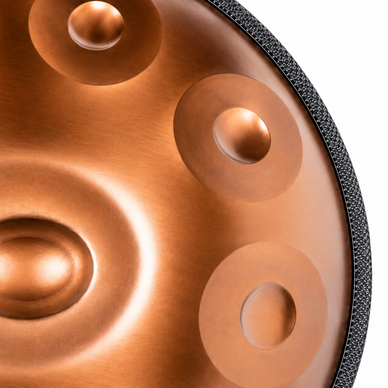 Handpan Ré mineur Bronze — 9 notes