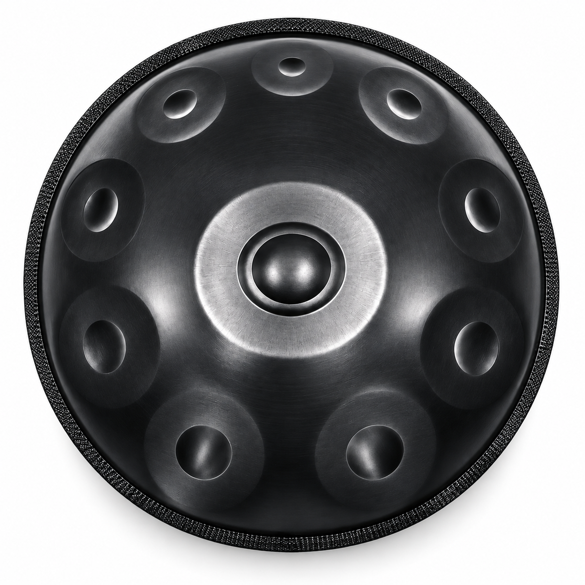 Handpan Do majeur Noir — 10 notes