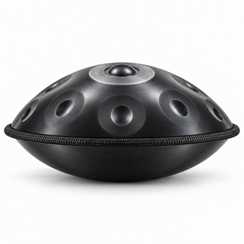 Handpan Do majeur Noir — 10 notes
