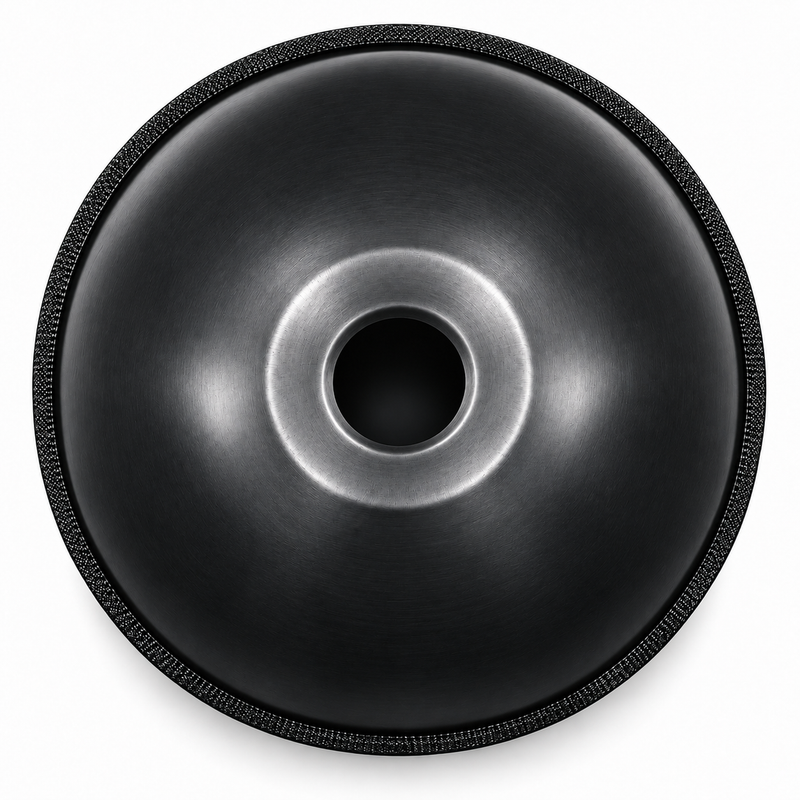 Handpan Do majeur Noir — 10 notes