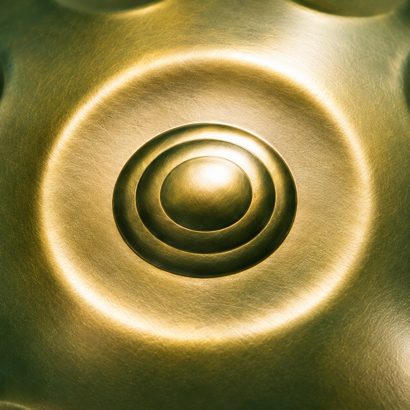 Handpan Do majeur Vert — 10 notes