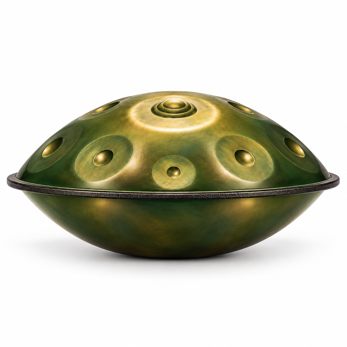 Handpan Do majeur Vert — 10 notes