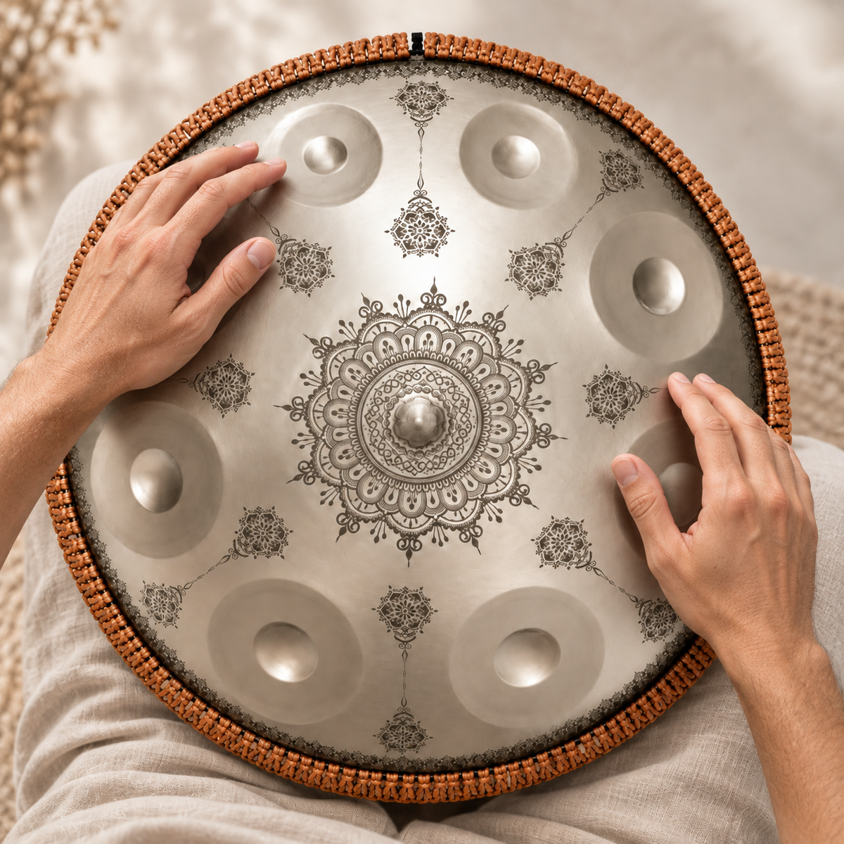Handpan Mandala Sol mineur 9