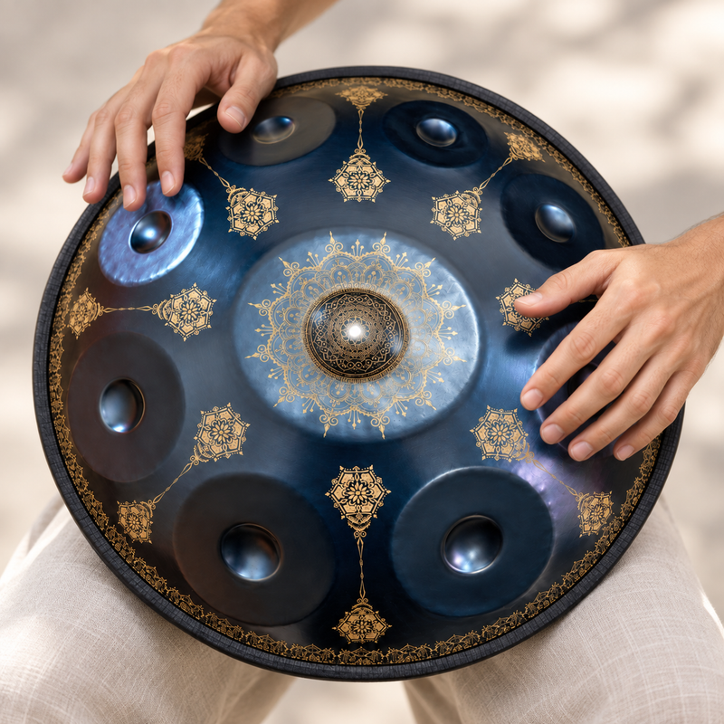 Handpan Mandala Do majeur 9