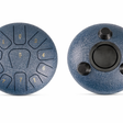 Mini Steel Tongue Drum 6 Pouces - Tambour de Langue Portable 8 Notes