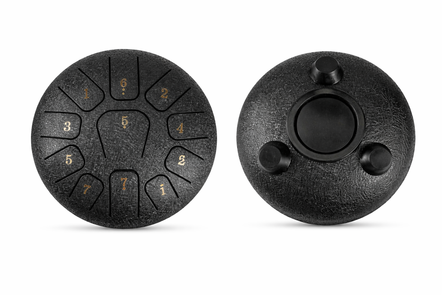 Mini Steel Tongue Drum 6 Pouces - Tambour de Langue Portable 8 Notes