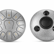 Mini Steel Tongue Drum 6 Pouces - Tambour de Langue Portable 8 Notes