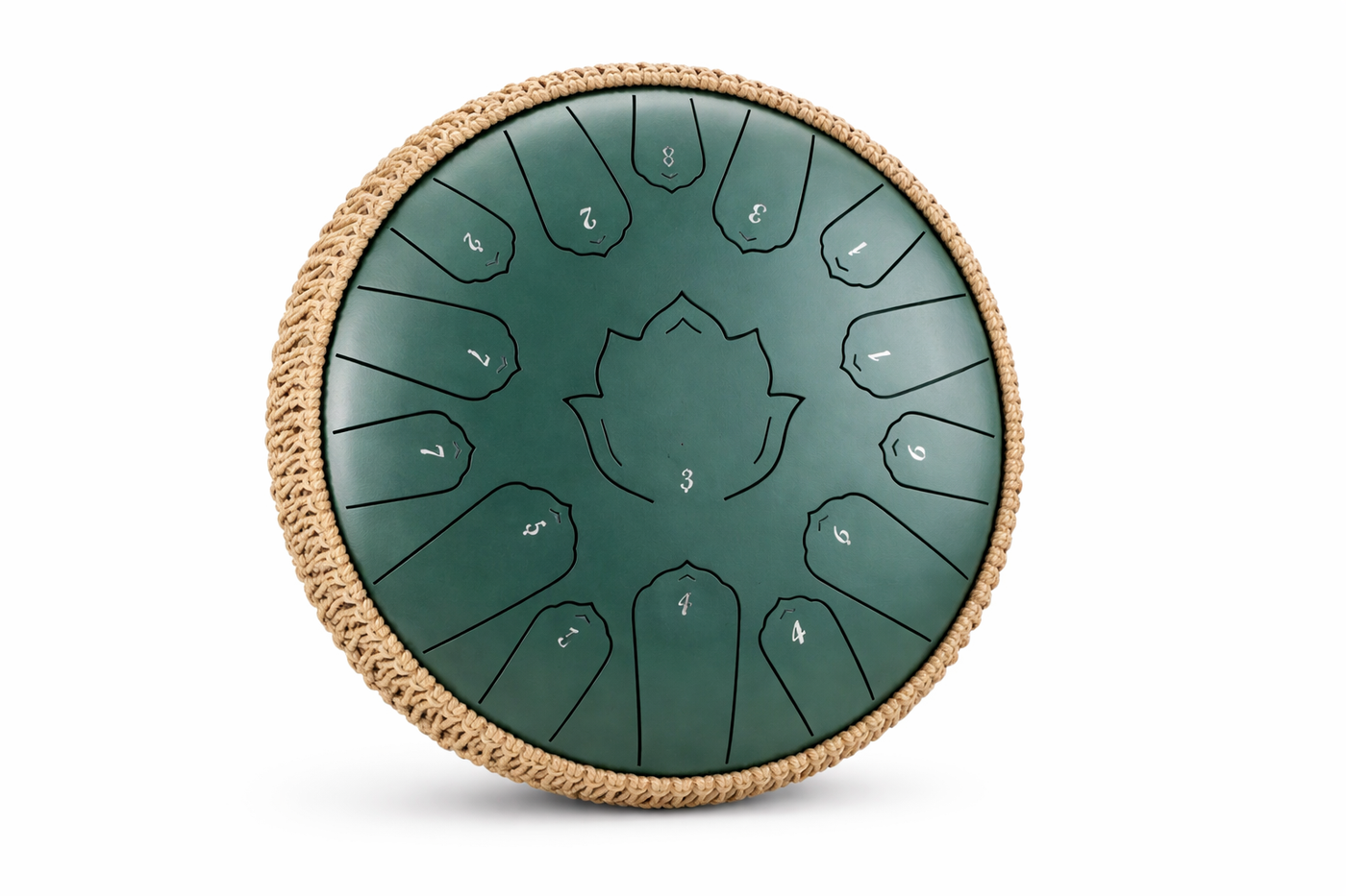 Steel Tongue Drum 13 Pouces - 15 Notes - Tambour de Langue Zen 432Hz