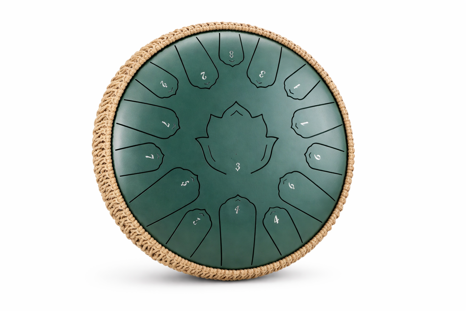 Steel Tongue Drum 13 Pouces - 15 Notes - Tambour de Langue Zen 432Hz