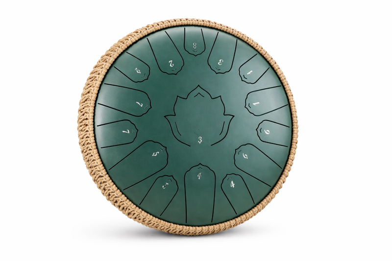 Steel Tongue Drum 13 Pouces - 15 Notes - Tambour de Langue Zen 432Hz