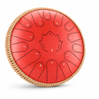 Steel Tongue Drum 13 Pouces - 15 Notes - Tambour de Langue Zen 432Hz