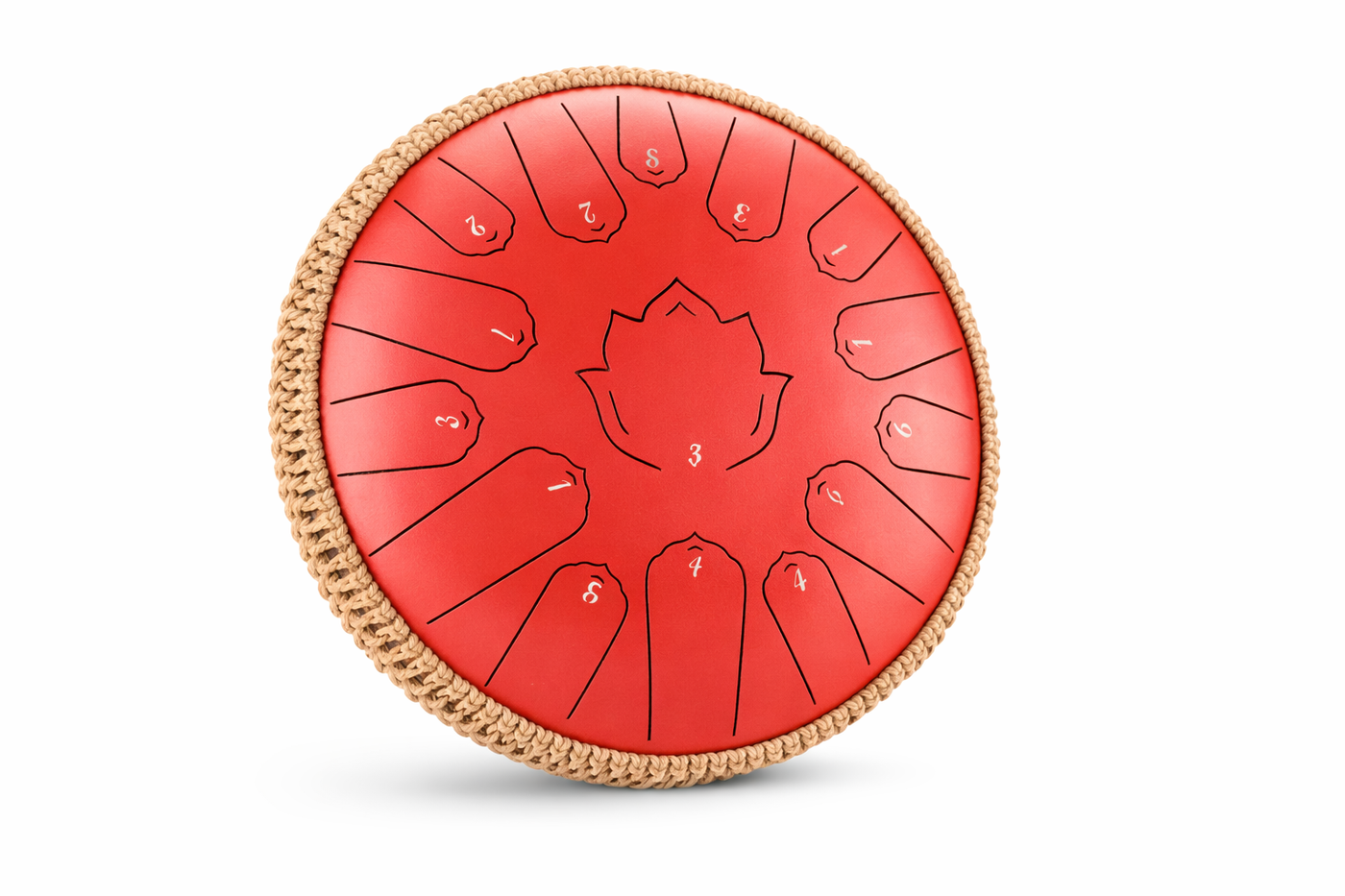 Steel Tongue Drum 13 Pouces - 15 Notes - Tambour de Langue Zen 432Hz