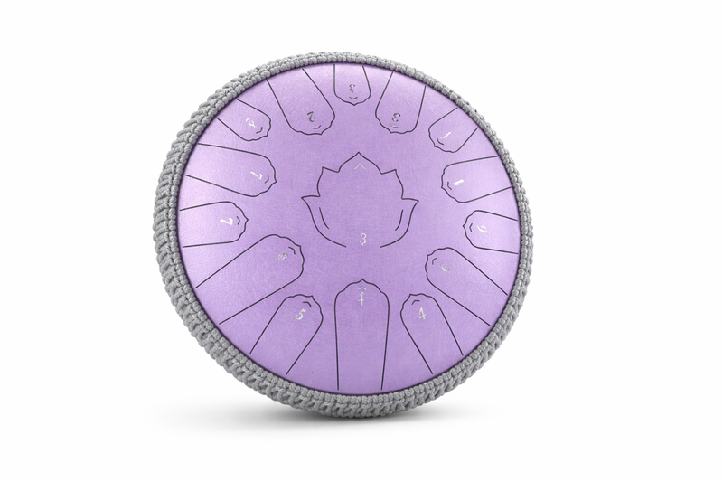 Steel Tongue Drum 13 Pouces - 15 Notes - Tambour de Langue Zen 432Hz
