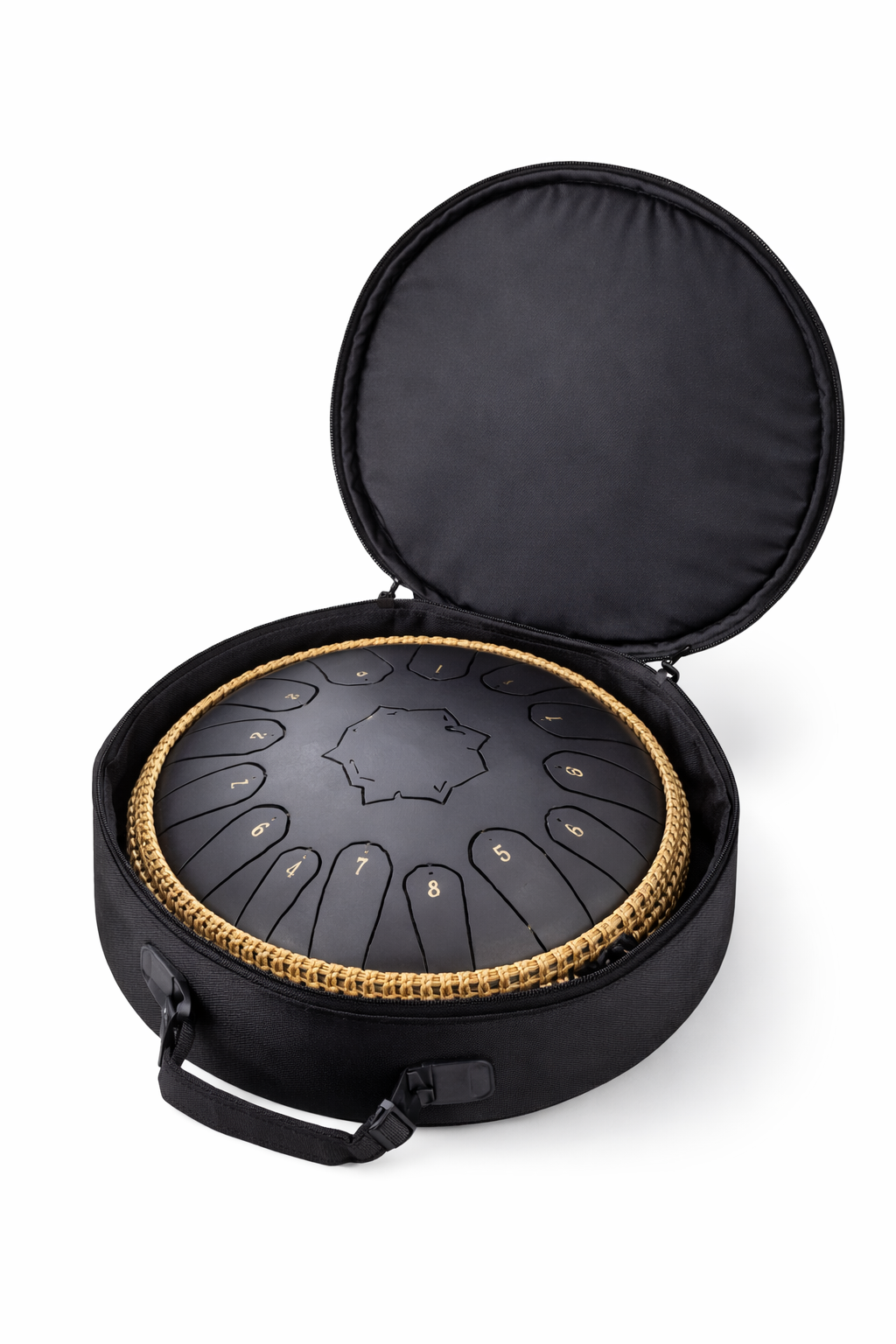 Steel Tongue Drum 13 Pouces - 15 Notes - Tambour de Langue Zen 432Hz