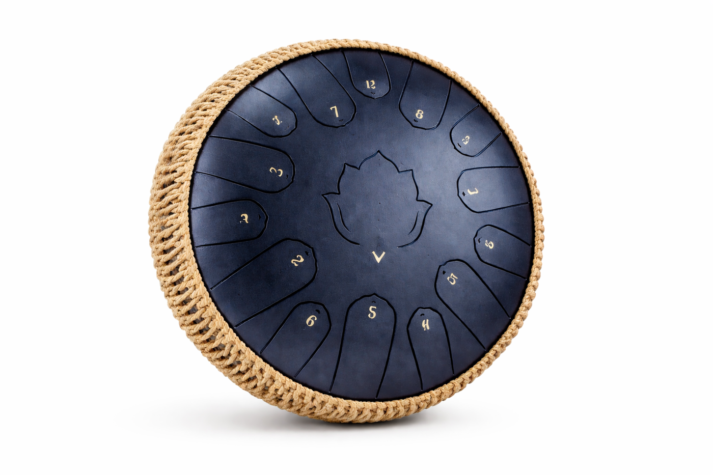 Steel Tongue Drum 13 Pouces - 15 Notes - Tambour de Langue Zen 432Hz