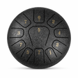 Mini Steel Tongue Drum 6 Pouces - Tambour de Langue Portable 8 Notes
