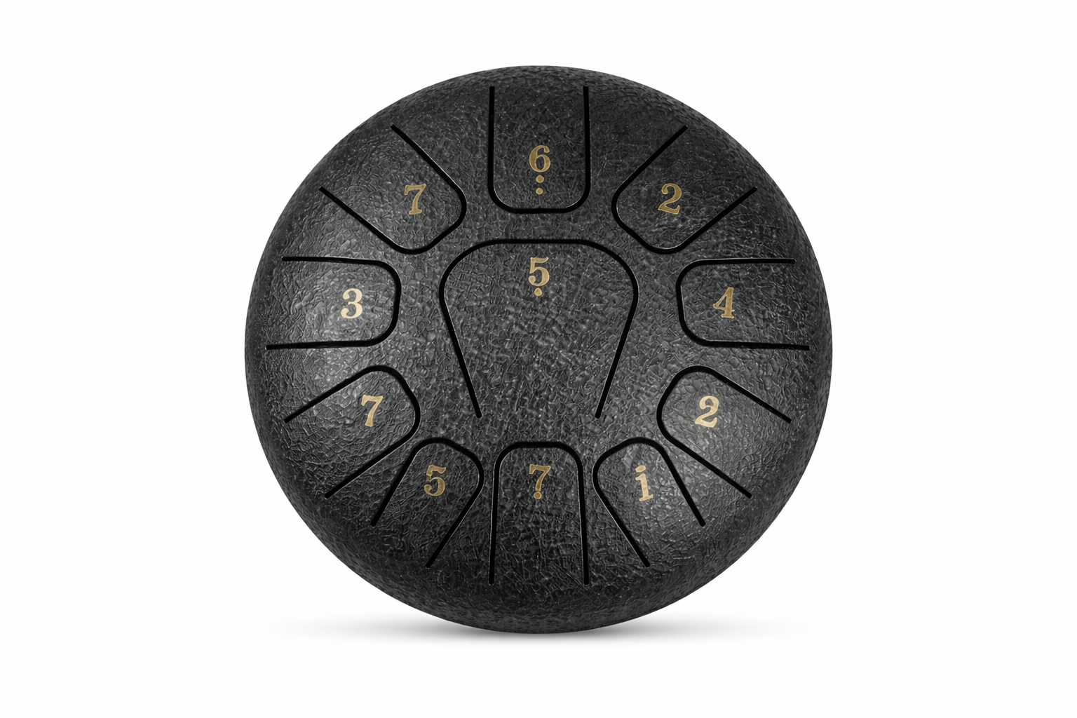Mini Steel Tongue Drum 6 Pouces - Tambour de Langue Portable 8 Notes