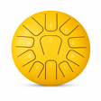 Mini Steel Tongue Drum 6 Pouces - Tambour de Langue Portable 8 Notes