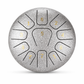Mini Steel Tongue Drum 6 Pouces - Tambour de Langue Portable 8 Notes