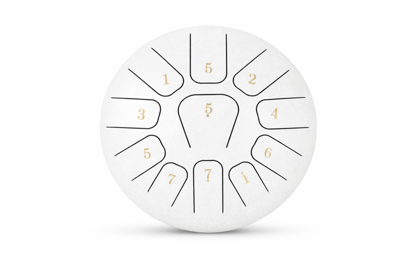 Mini Steel Tongue Drum 6 Pouces - Tambour de Langue Portable 8 Notes