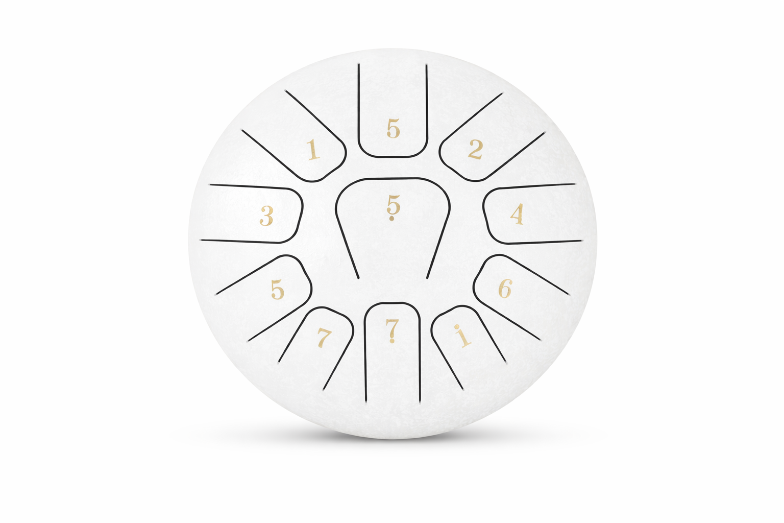 Mini Steel Tongue Drum 6 Pouces - Tambour de Langue Portable 8 Notes