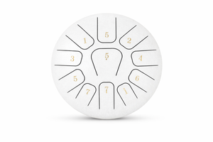 Mini Steel Tongue Drum 6 Pouces - Tambour de Langue Portable 8 Notes