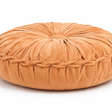 Coussin de Méditation Citrouille en Velours - Soutien Lombaire Artisanal